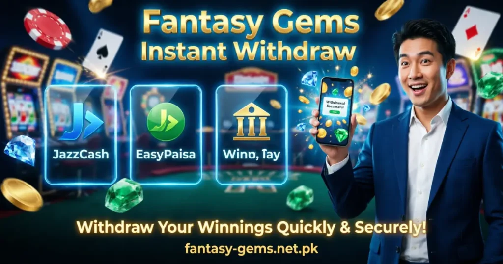 Fantasy Gems withdraw